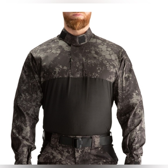 NWT 5.11 Tactical Camo GEO7 Stryke TDU Rapid LS Shirt Men's Med 357 Night - Picture 1 of 11